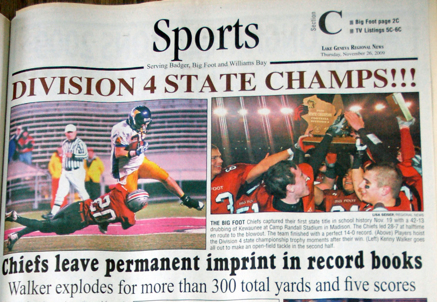 Sports Front Page